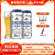 青岛啤酒 白啤11度500ml*12听罐啤