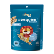 禾泱泱三文鱼QQ鱼棒 儿童零食 出游小零食非油炸 便携袋装30g