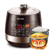 苏泊尔（SUPOR）全自动智能预约电压力锅5L 触控面板家用煲汤保温易清洁双球釜内胆SY-50YC9001Q电饭煲高压锅3-6人