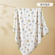 十月结晶 婴幼儿包单初生婴儿包被产房专用新生儿婴儿纯棉单层包单襁褓巾
