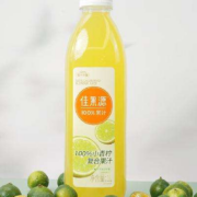 PLUS会员、需礼金：果源 100%小青柠复合果汁鲜果萃取0含维生素C 1L*2件
