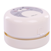 得力(deli)强吸力桌面吸尘器 迷你键盘除尘清洁助手 橡皮屑清洁器 学生用品 卡通白18883