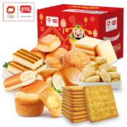 再补货、需要首购礼金、限地区：PANPAN FOODS 盼盼 财神到年货礼盒