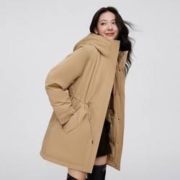 再降价：BOSIDENG 波司登 中长款连帽羽绒服女