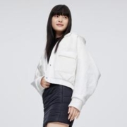 BOSIDENG 波司登 新一代轻薄羽女式卫衣拼接连帽运动休闲羽绒服