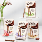 Dove 德芙 牛奶巧克力注心脆卷饼干40g*1盒抹茶草莓夹心