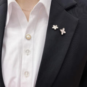 1 衣领领口别针防走光扣开衫固定衣服胸针ins潮个性配饰收腰神器女
