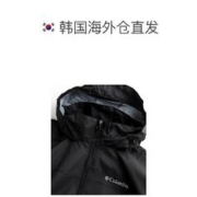 哥伦比亚 韩国直邮Columbia哥伦比亚外套男女款黑色舒适连帽防风防水简约