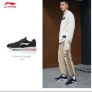 京东百亿补贴：LI-NING 李宁 SOFT男运动鞋 黑色/标准白 41.5