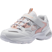 Skechers斯凯奇女童时尚熊猫鞋老爹鞋春秋季儿童鞋减震大童运动鞋664144L 白色/粉红色 28.5