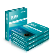 得力（deli）珊瑚海A4打印纸 80g500张*4包一箱 双面使用 加厚复印纸 整箱2000张 ZF372【销冠系列】