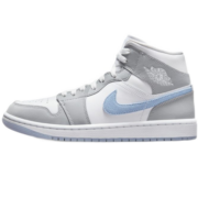 耐克（NIKE） Air Jordan 1 AJ1乔1男女篮球鞋BQ6472 冰蓝 烟灰BQ6472-105 37.5