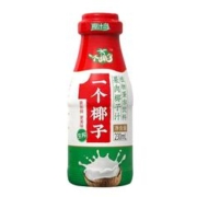 一个椰子果肉椰子汁生榨椰汁230ml*10瓶
