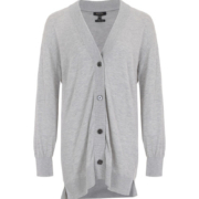 Massimo Dutti 女士含羊毛休闲百搭宽松V领针织外套