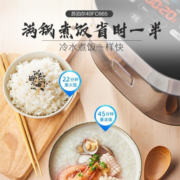 苏泊尔(SUPOR)电饭煲小快智能预约家用电饭锅大容量多功能柴火饭升级蓝钻球釜不粘内胆 SF40FC665 4L