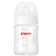 贝亲（Pigeon）奶瓶婴儿奶瓶宽口玻璃水瓶 新生儿奶壶宝宝奶瓶 3代-160ML带S奶嘴（1个月+）
