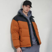 Reebok 锐步 男女经典时尚复古拼色梭织羽绒夹克 23FRC287UGH0 A/2XL