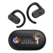 JBL Soundgear sense音悦圈开放式真无线蓝牙耳机骨传导升级空气传导运动跑步挂耳式【于适款】黑色