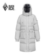 BLACKICE 黑冰 700蓬连帽保暖羽绒服女款外套长款新款冬季过膝鹅绒大衣F8526