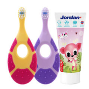 88VIP会员：Jordan 儿童防蛀牙膏 50ml*1支+牙刷软毛2支