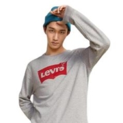 Levi's 李维斯 男女款经典logo落肩纯棉圆领卫衣 19492-0027