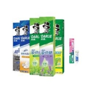 好来黑人茶倍健小苏打美白牙膏共7件