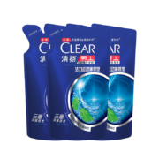 清扬  CLEAR 洗发水男士   蓝色袋装随机款  200g*3