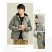 GIORDANO 佐丹奴 工装大口袋连帽夹克外套 01072075