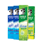 好来（DARLIE）好来双重薄荷牙膏 超白茶倍健组合多种经典口味清新呵护90g 双重薄荷+龙井绿茶+经典超白*2