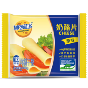 妙可蓝多 芝士片 奶酪片 原味18片装 新西兰进口奶源 早餐 烘焙