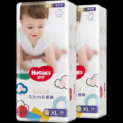京东百亿补贴：好奇（Huggies）金装成长裤XL96片(12-17kg)加大号婴儿尿不湿超薄柔软透气