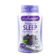 美国Vitafusion褪黑素软糖改善睡眠失眠倒时差sleepwell退黑素片维生素b6助眠安眠成人 【加强版5mg 中重度失眠适用】90粒/瓶