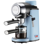 小熊（Bear）咖啡机 家用全半自动意式小型打奶泡咖啡机5Bar泵压式高压萃取 生椰拿铁 美式咖啡 KFJ-A02N1