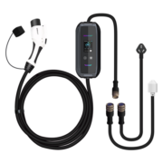 普诺得随心充适用特斯拉智己阿维塔宝马飞凡极氪220V7KW380V11KW便携式充电桩随车充电器枪线 7KW/11KW双模随心充