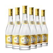 汾酒 黄盖玻汾 清香型白酒 48度 475mL 6瓶 整箱装 口粮酒