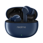 realme 真我Buds T100真无线蓝牙耳机 通话降噪长续航28h闪充低延时 华为苹果手机通用 爵士蓝
