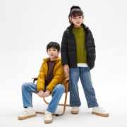 京东百亿补贴：京东京造 儿童羽绒服连帽男女童冬外套