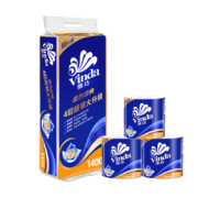 概率券、首购：维达（Vinda）有芯卷纸 蓝色经典4层140克10卷 厚韧卫生纸 卷筒纸