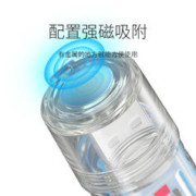 微笑鲨 迷你手电筒USB充电强光照明户外家用随身袖珍led钥匙扣灯
