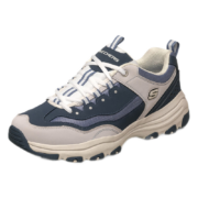 SKECHERS 斯凯奇 D'LITES系列 I-Conik 男子休闲运动鞋 8790091/NVMT 海军蓝色/多彩色