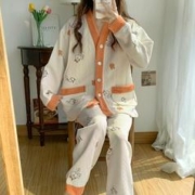 阿宽推荐 纯棉秋冬产后哺乳月子服