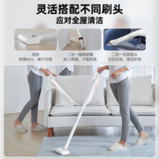 德尔玛无线吸尘器家用手持式吸尘机小型强力大功率大吸力车载除螨