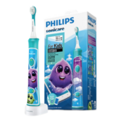 飞利浦（PHILIPS）儿童电动牙刷 小王子款 蓝牙版声波震动牙刷(带刷头*2)2档力度 儿童生日礼物
