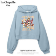 La Chapelle City 拉夏贝尔 短款 连帽卫衣 多款可选