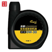 龙润润滑油 含PAO全合成汽油机油0W-30 SN级 1L 汽车保养