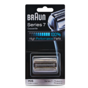 博朗（Braun）剃须刀7系刀头配件 德国进口刮胡刀网膜 70S 银色款 70S