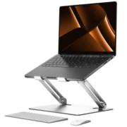 极川(JRC)笔记本支架电脑支架散热支架无极升降悬空立式增高托架苹果Mac联想拯救者华为铝合金折叠架子