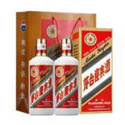 MOUTAI 茅台 贵州茅台53度迎宾酒(飞天标)500ml*2瓶酱香型白酒(含礼袋)