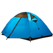 牧高笛（MOBIGARDEN）冷山帐篷 户外徒步露营防风防雨大空间双层三季铝杆帐篷 三人/蓝色
