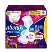 plus会员：whisper 护舒宝 欧美进口液体卫生巾幻彩日用240mm*16片淡香型清新净味*3件